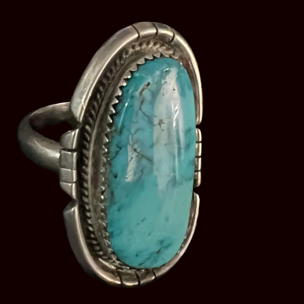 Turquoise/Sterling Silver Ring - RMH275