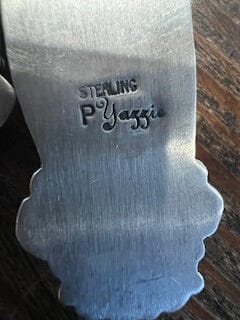 Turquoise/Sterling Silver Saucer Bead Necklace & Earring Set - NAZ58