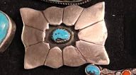 Turquoise/Sterling Silver Shadow Ring - RMH237