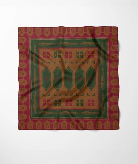 Tuscan Villa Silk Scarf - EM1037