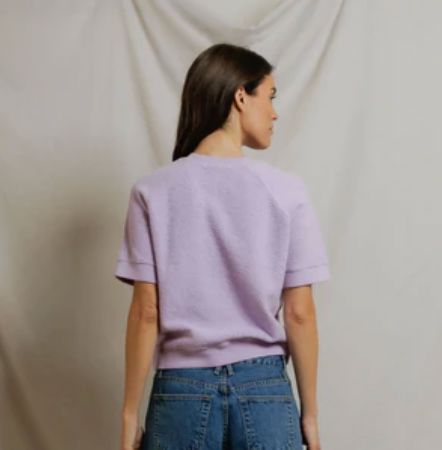 Ultraviolet Kennedy Reversed SS Sweatshirt - KENUV