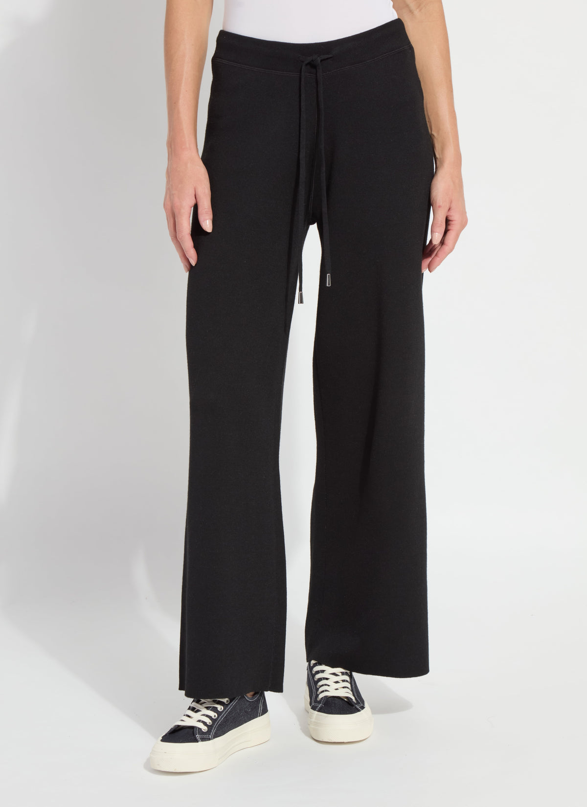 Odessa Black/Grey Reversible Knit Lounge Pant - LY3806