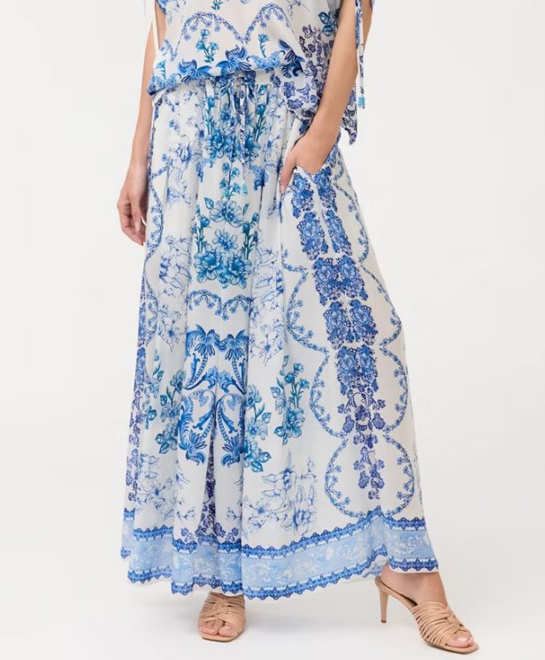 Vallora Wide Leg Silk Pant - W65826