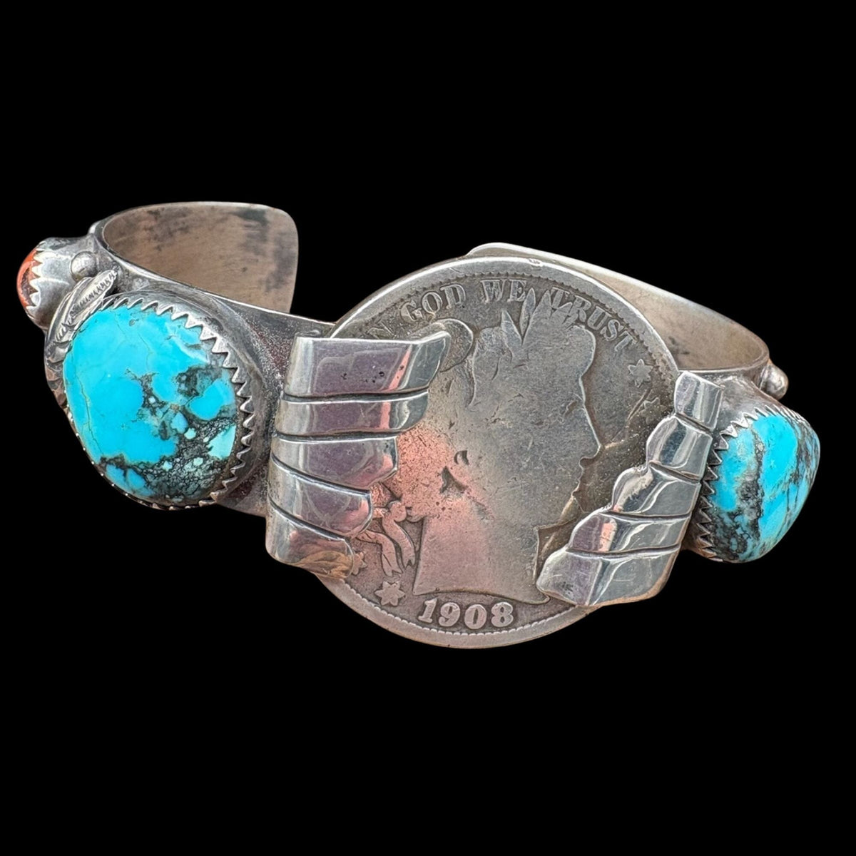 Vintage Coin Watch Cuff - CSL35