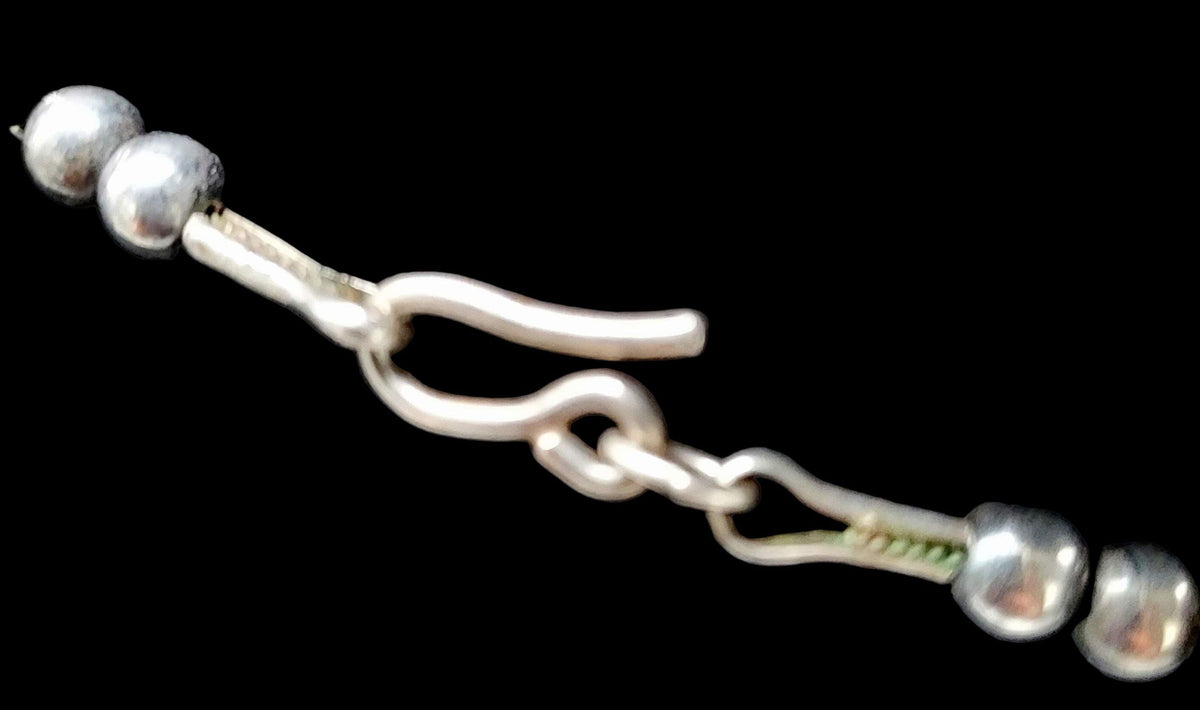 Vintage Liberty Silver Dollar Squash Blossom Necklace - SQMH26