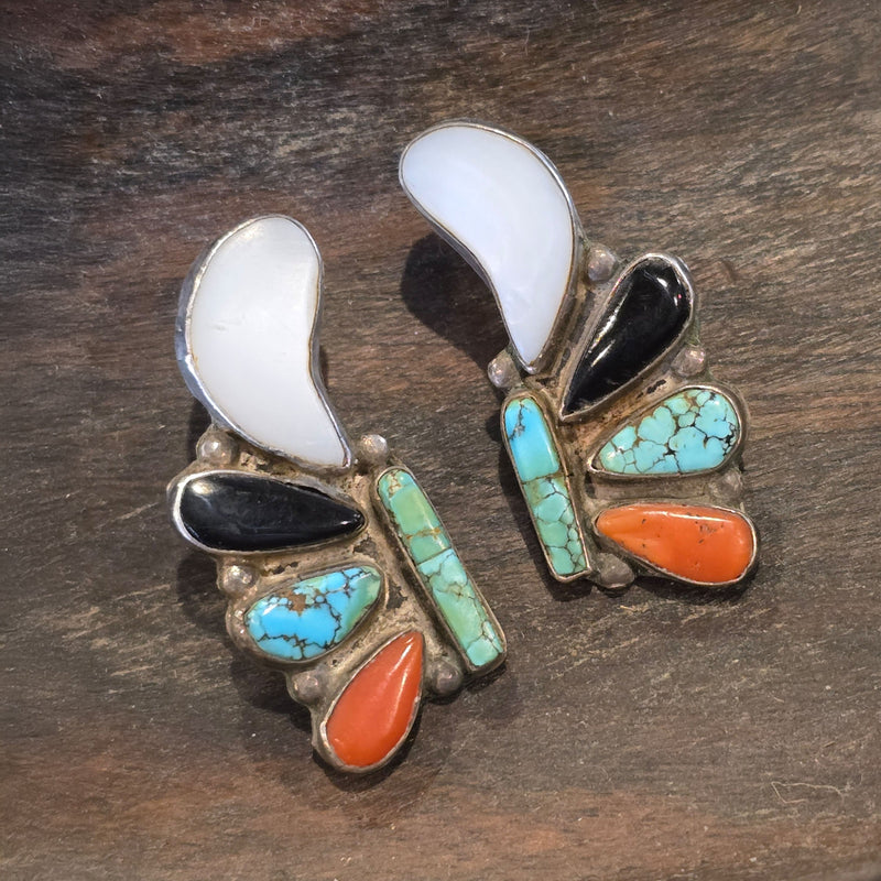 Vintage Multi-Stone Earrings - EYP2