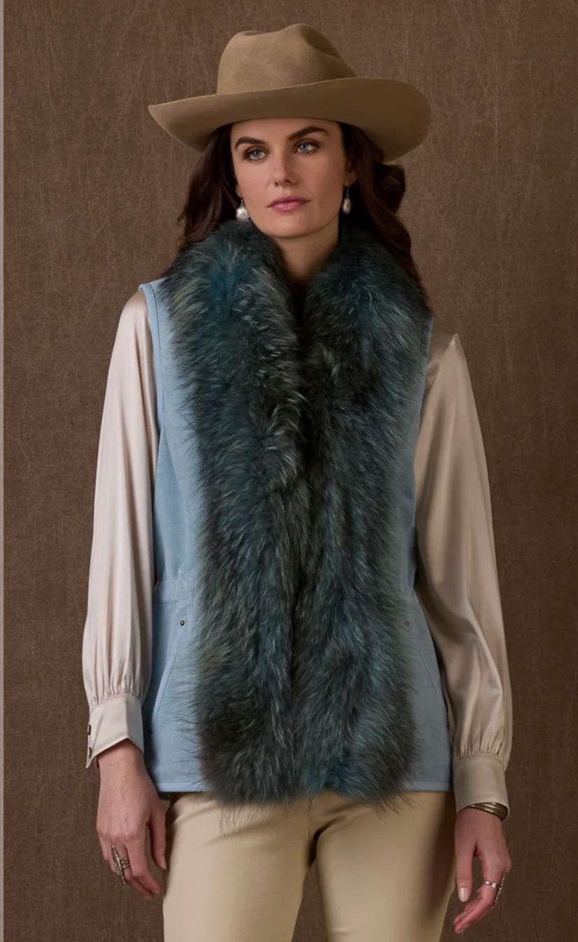 Wash House Blue Hondo Vest - Double D Ranch - V97723