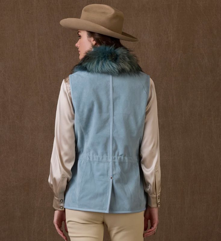 Wash House Blue Hondo Vest - Double D Ranch - V97723
