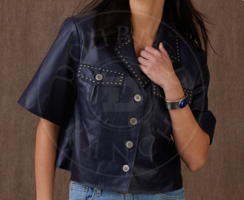 West of Llano Navy Jacket - JDD62