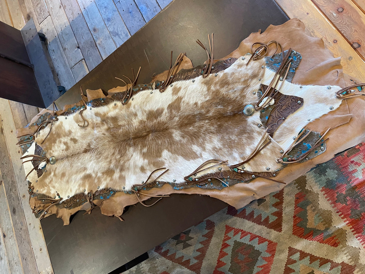 Western Cowhide Table Topper - TTBS-3
