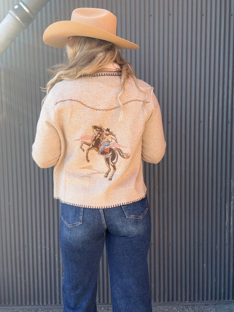 Western Souvenir Cardigan Sweater - Pendleton - TC0163