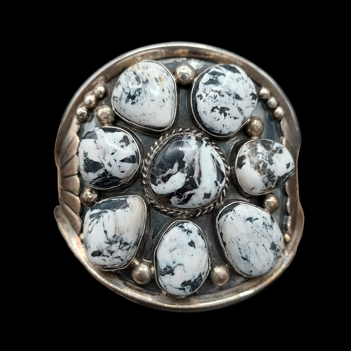 White Buffalo 8-Stone Cluster Cuff - CUFF175