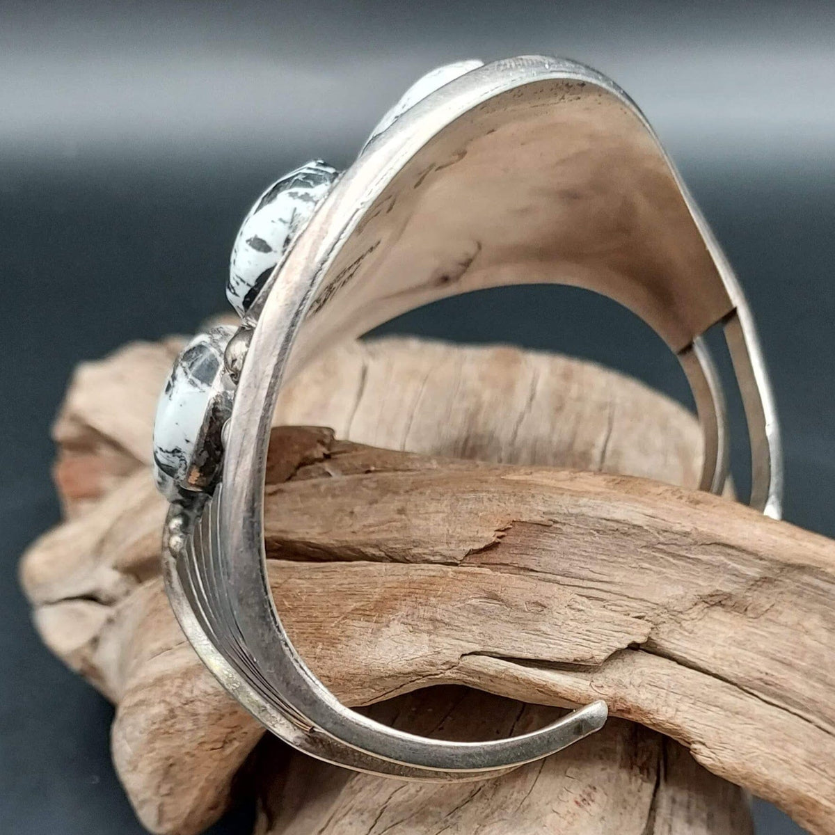 White Buffalo 8-Stone Cluster Cuff - CUFF175