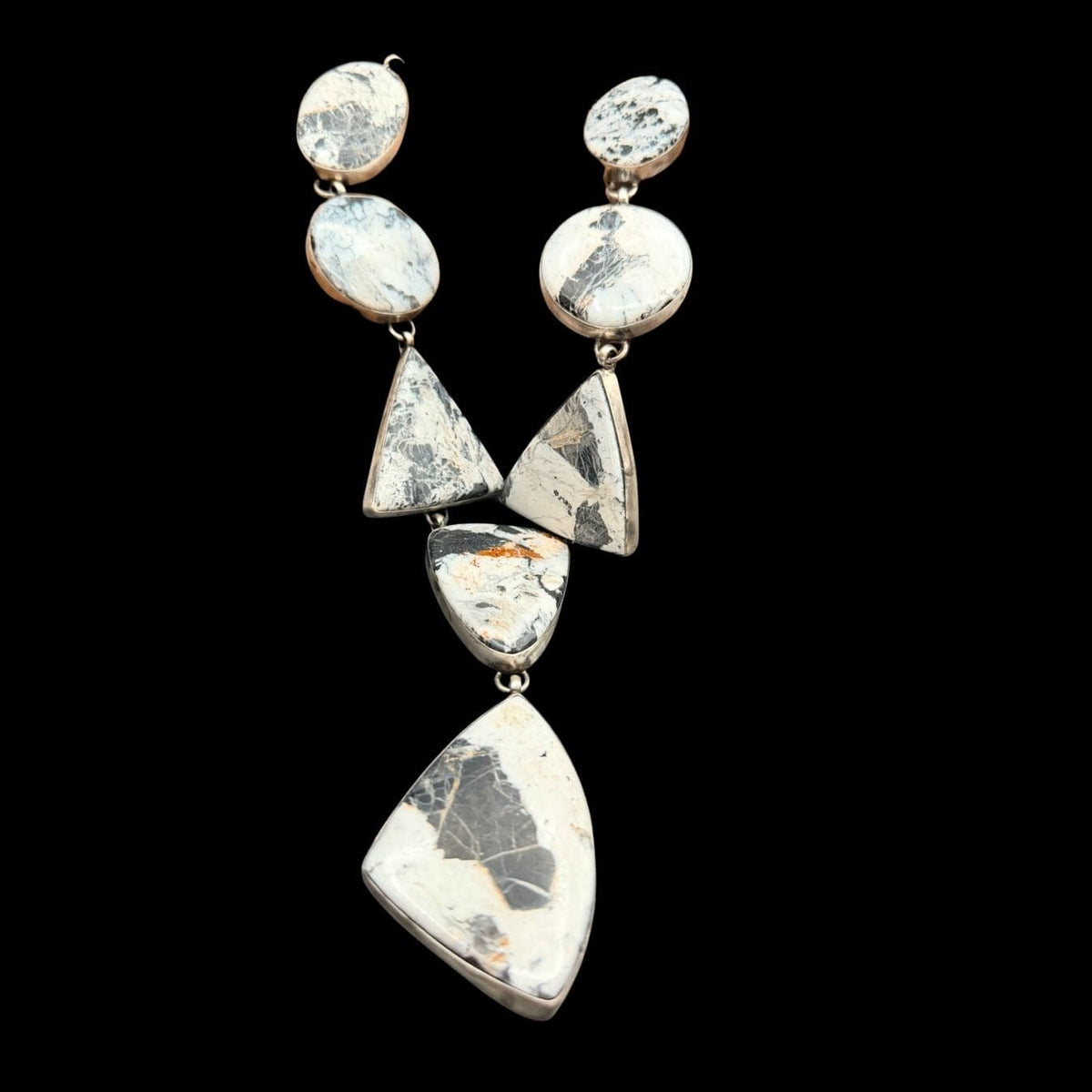 White Buffalo 8-Stone Necklace - NSL35