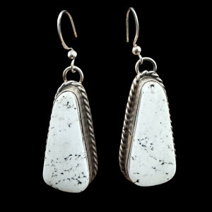 White Buffalo Dangle Earrings - EITG13