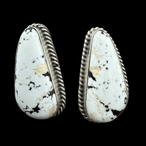 White Buffalo Post Earrings - EITG16