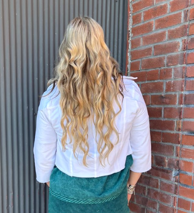 White Demi Crop Jacket - Testimony - J62W