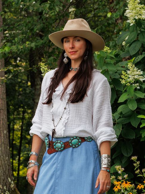 White Fleur Top - 411118