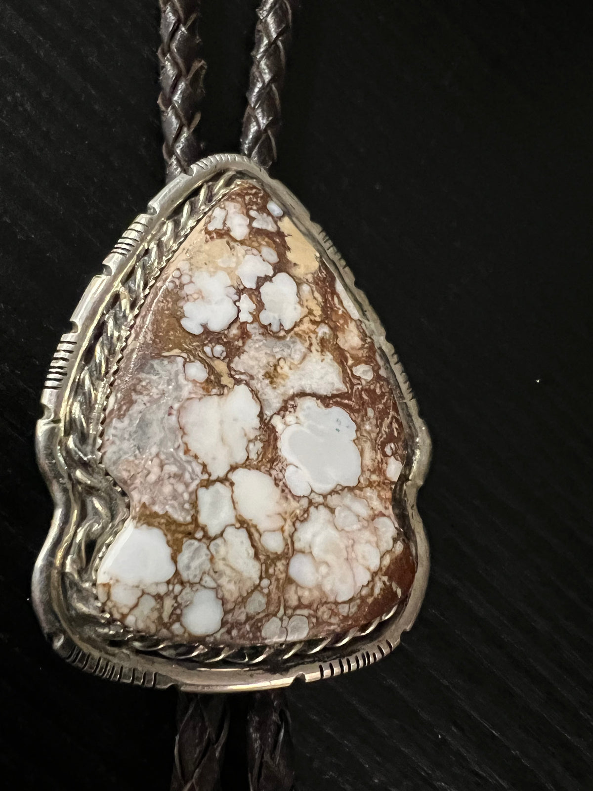 Wild Horse 3 Stone/Sterling Bolo - BMH27