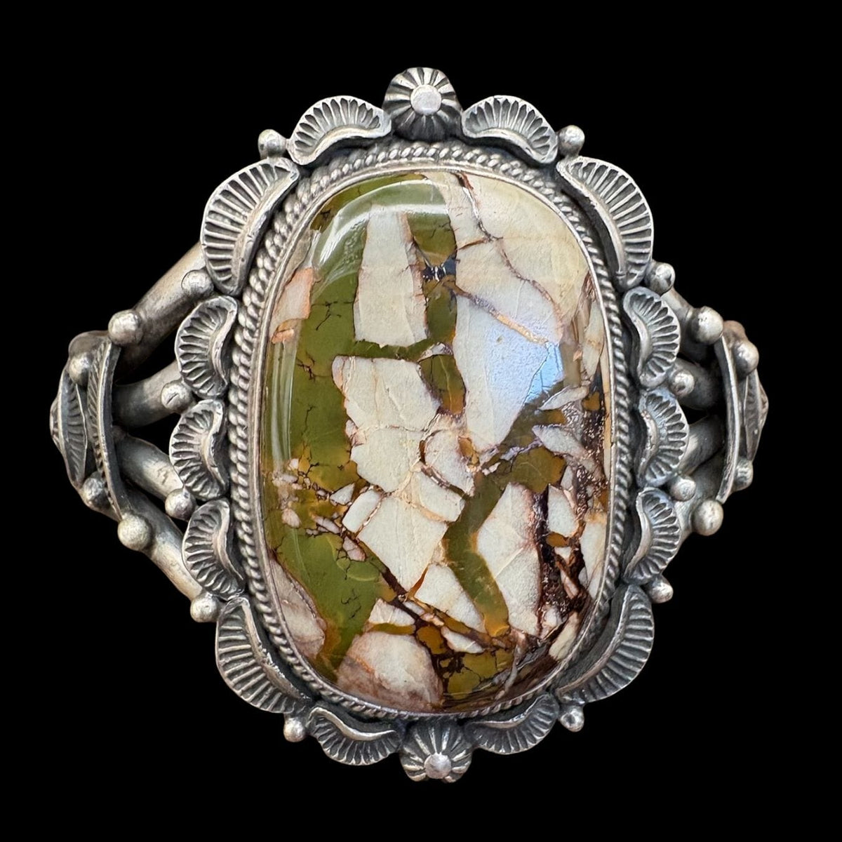 Wild horse Jasper Sterling Cuff - CMH286