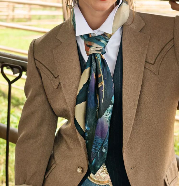 Wild Rag Scarf - Blue Melodies