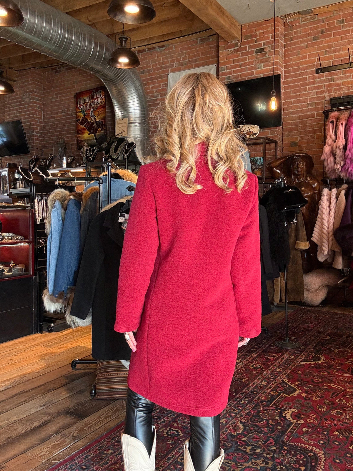 Wine City Slicker Coat - 878WN
