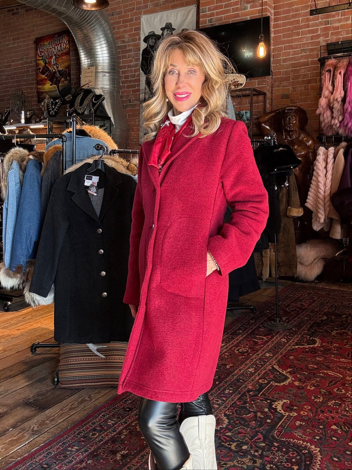 Wine City Slicker Coat - 878WN