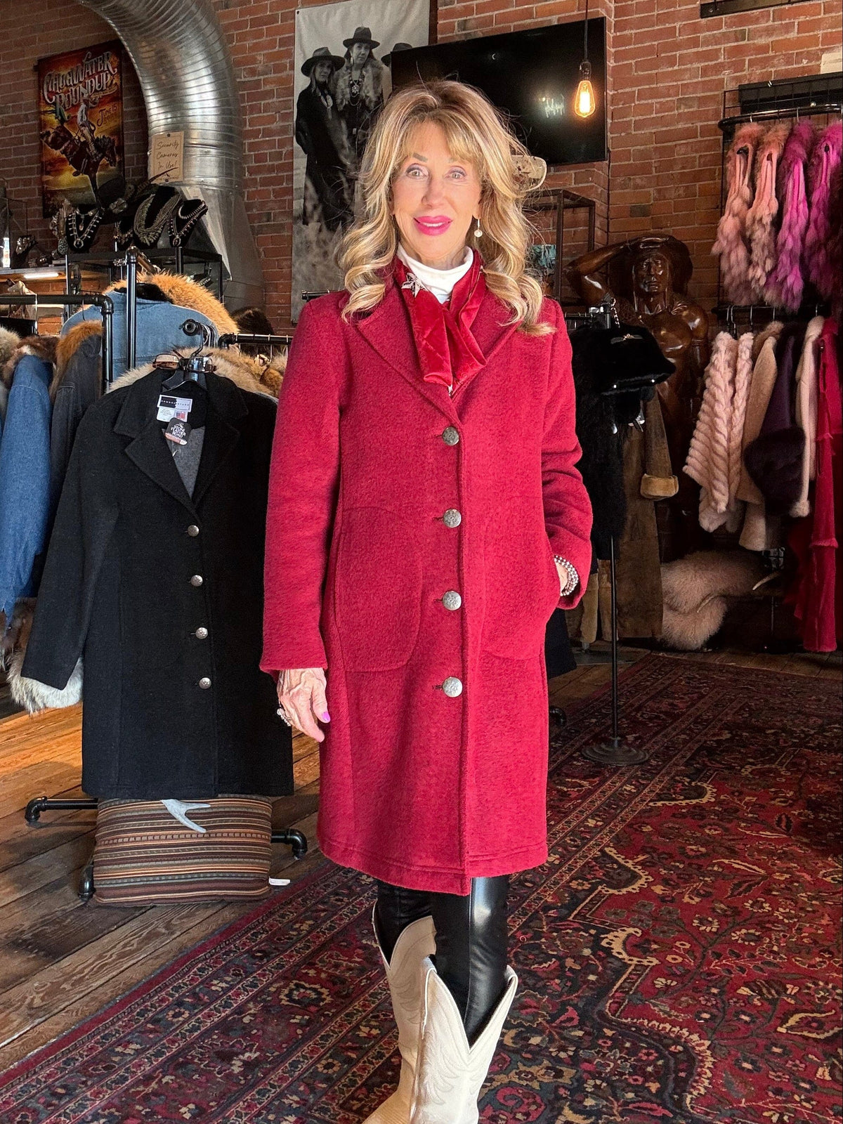 Wine City Slicker Coat - 878WN