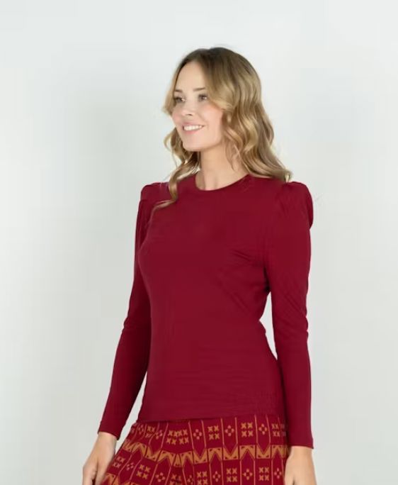Wine Juliette Top - EM1000