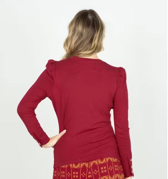 Wine Juliette Top - EM1000