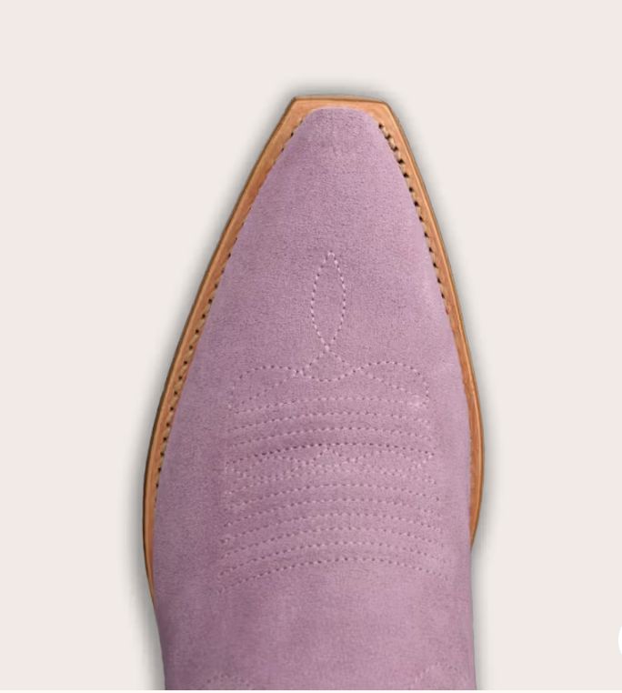 Women's Annie Monarch Lavender Suede Boot - Tecovas - 21090L