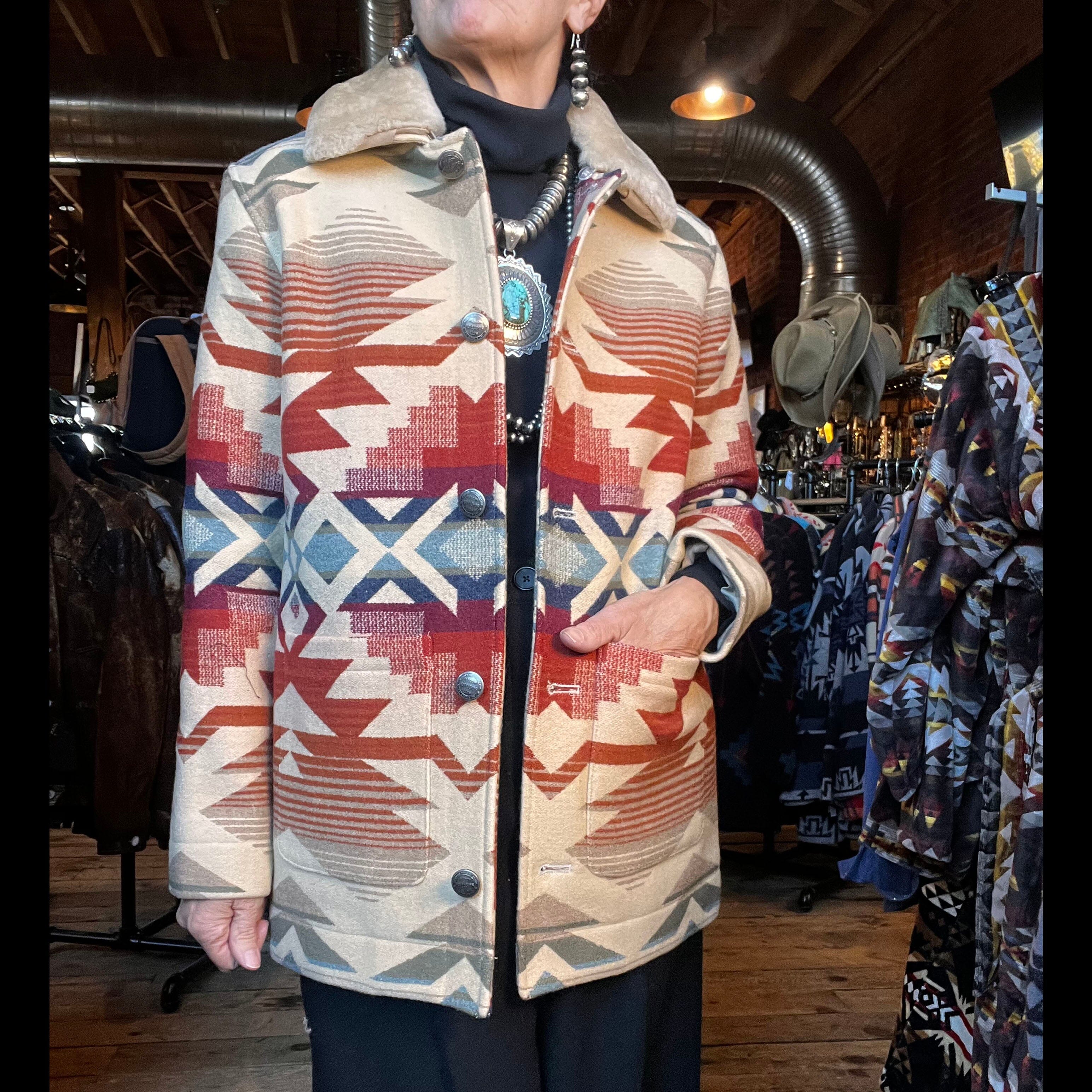 Women's Brownsville Coat - Stillwater Tan - Pendleton - TE257