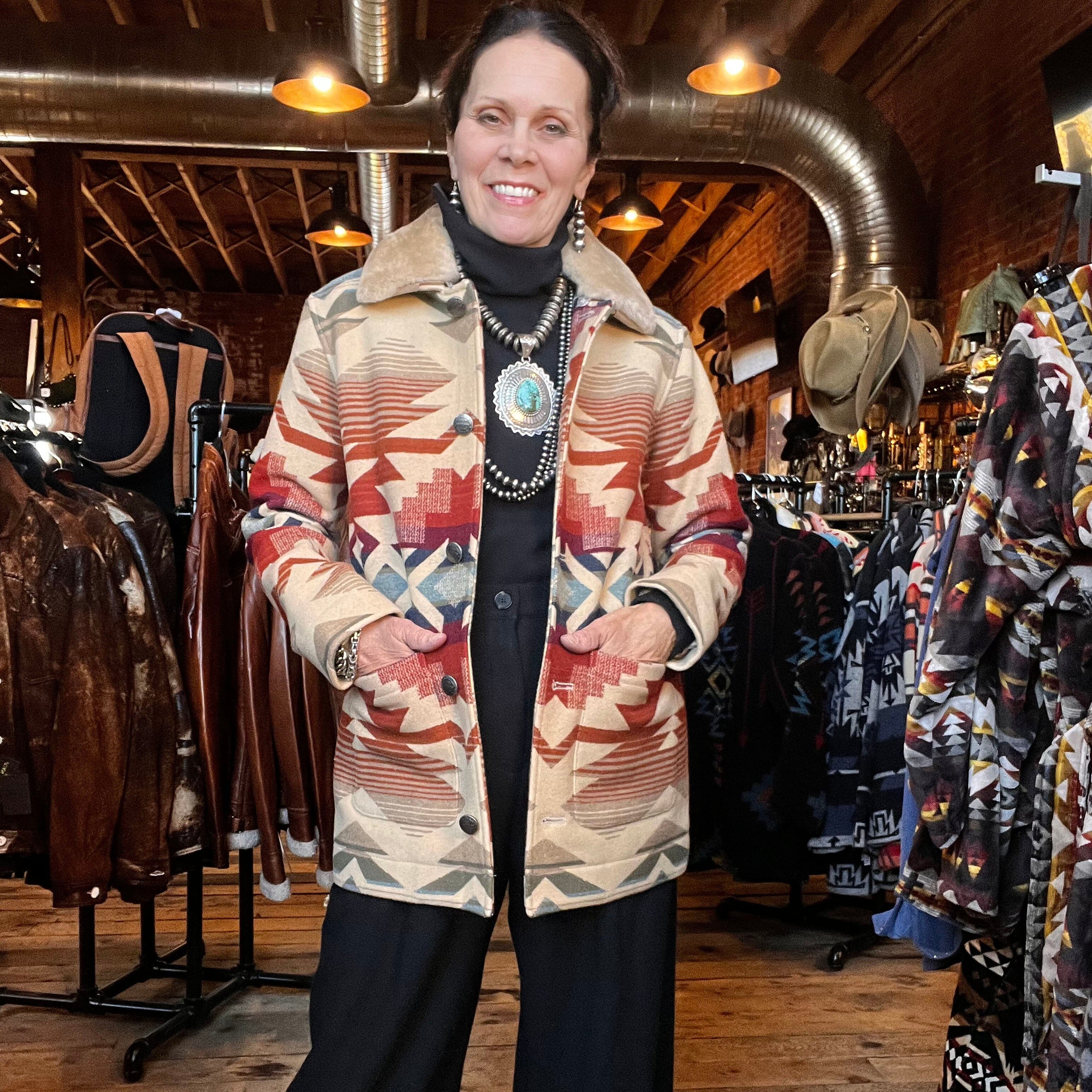 Women's Brownsville Coat - Stillwater Tan - Pendleton - TE257