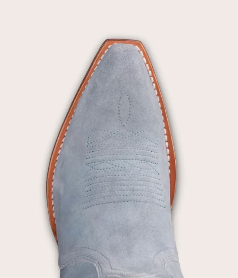 Women's Loretta Chambray Suede Boot - Tecovas - 21072C