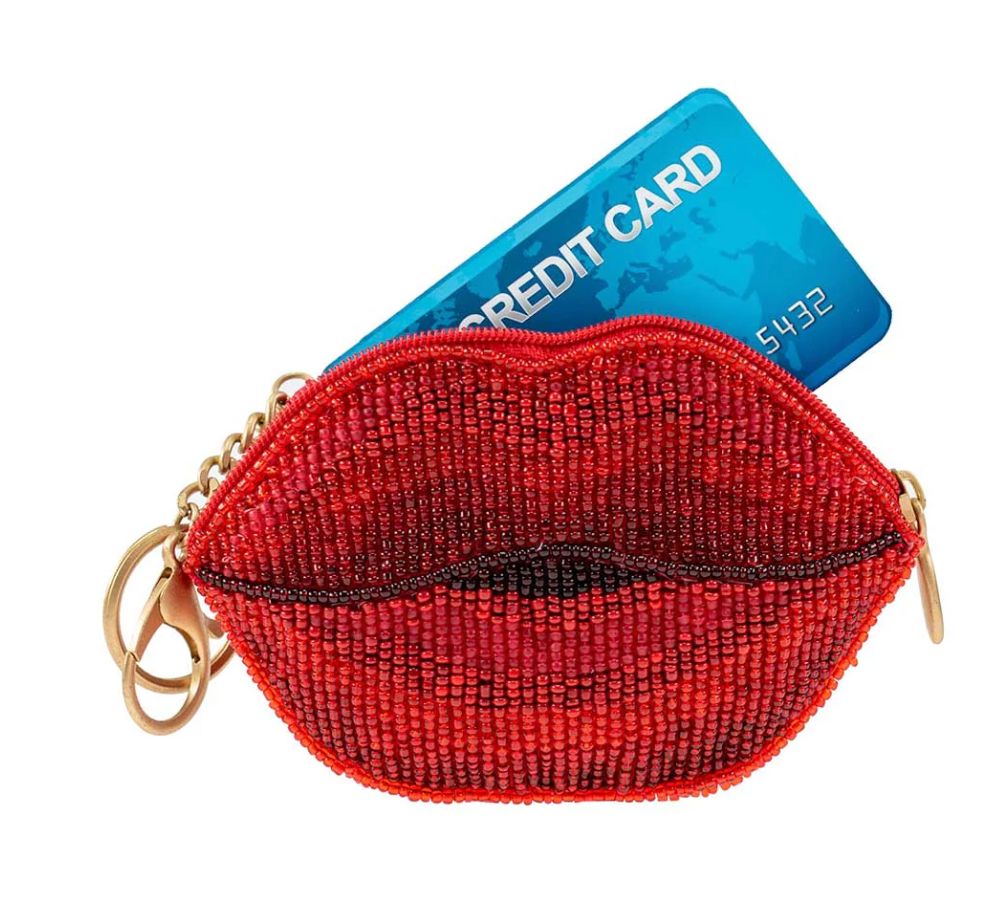 XOXO Beaded Coin Purse - MFS001931