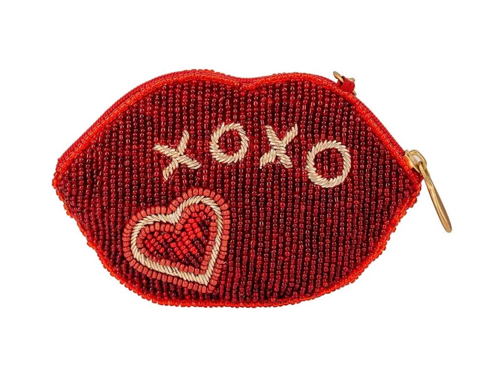 XOXO Beaded Coin Purse - MFS001931