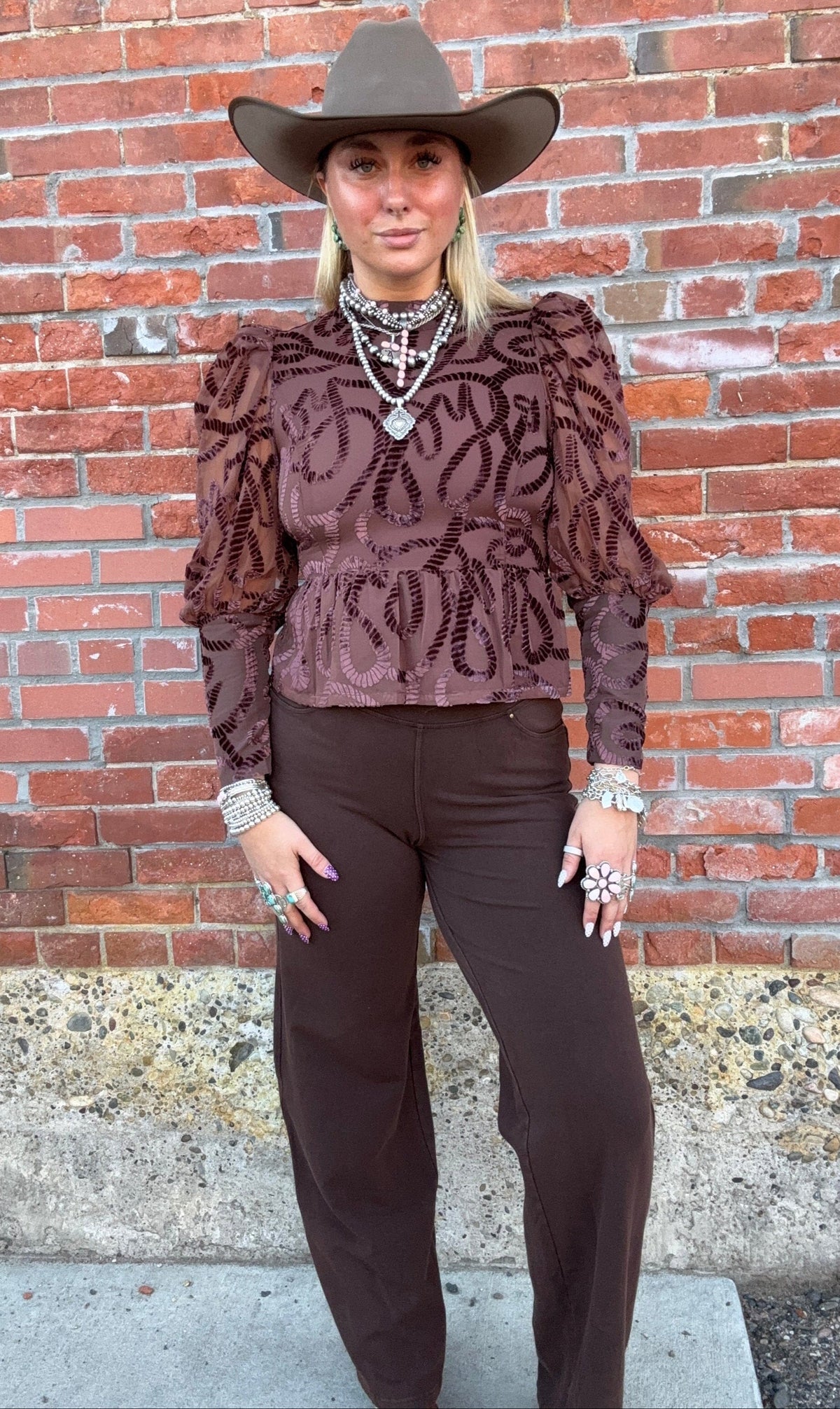 Zoe Rope Velvet Top - Emily McCarthy - EM460