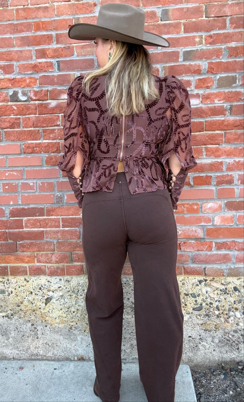 Zoe Rope Velvet Top - Emily McCarthy - EM460