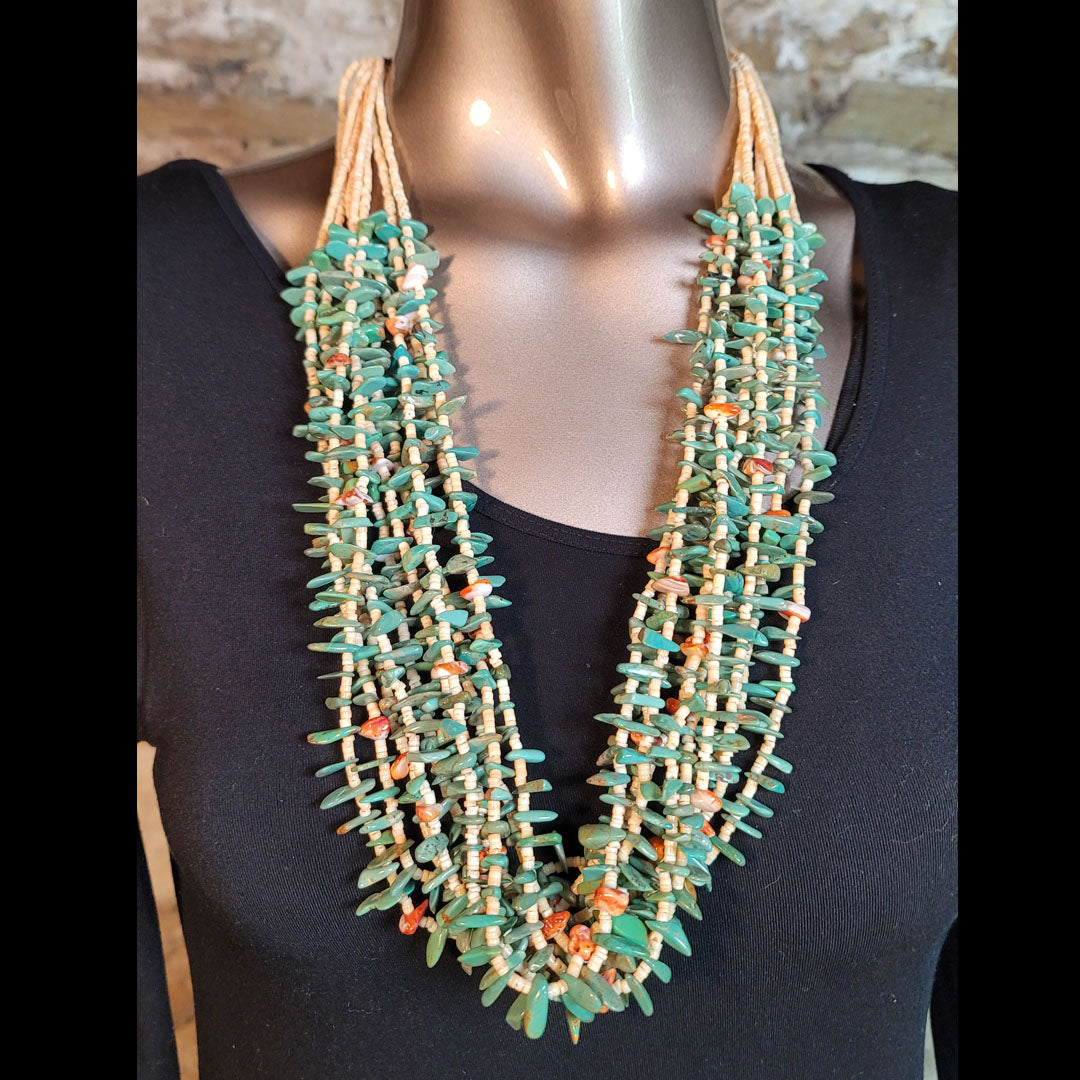 28" Santo Domingo 10-Strand Necklace - NFNW2