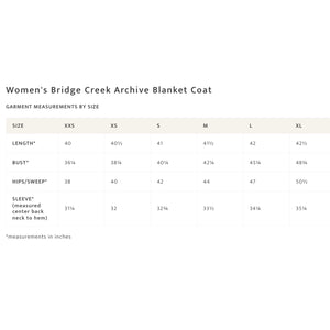 Bridge Creek Archive Blanket Coat - Pendleton - CPD12