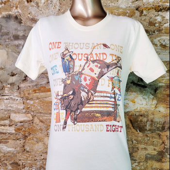 Bull Rider One Thousand T-Shirt - TPXO28