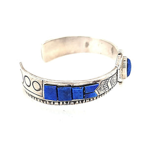 Lapis and Sterling Cuff - CMH84