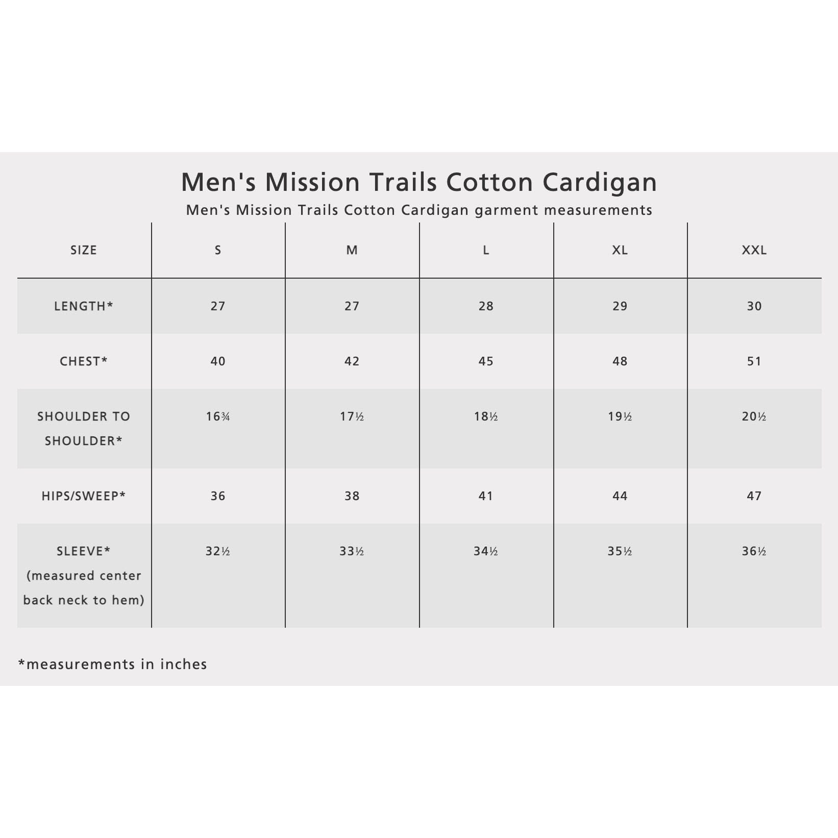 Mission Trails Cardigan - SWP85