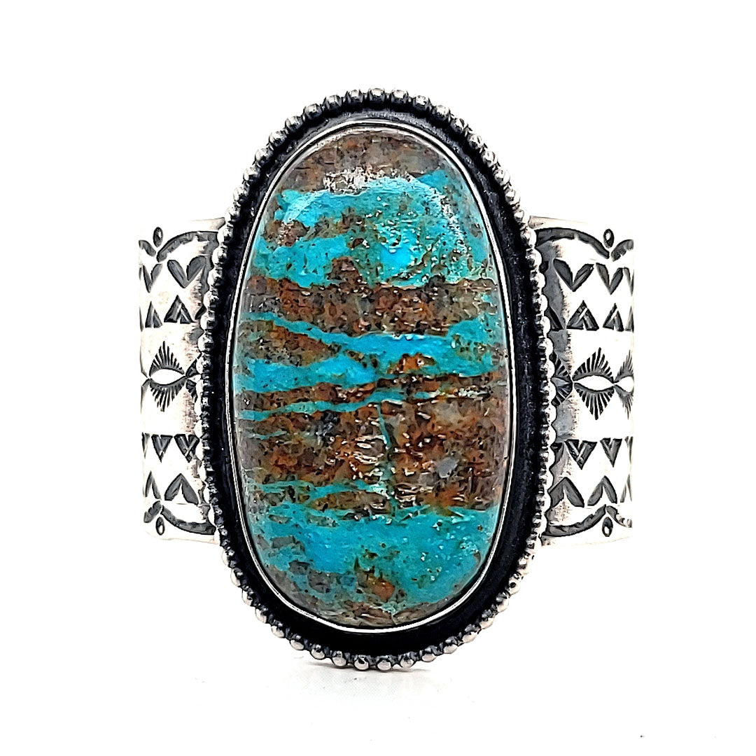 Sterling Silver Turquoise - 1 Stone - CCB16
