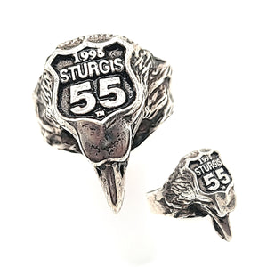 Sterling Sturgis Eagle Ring - R286