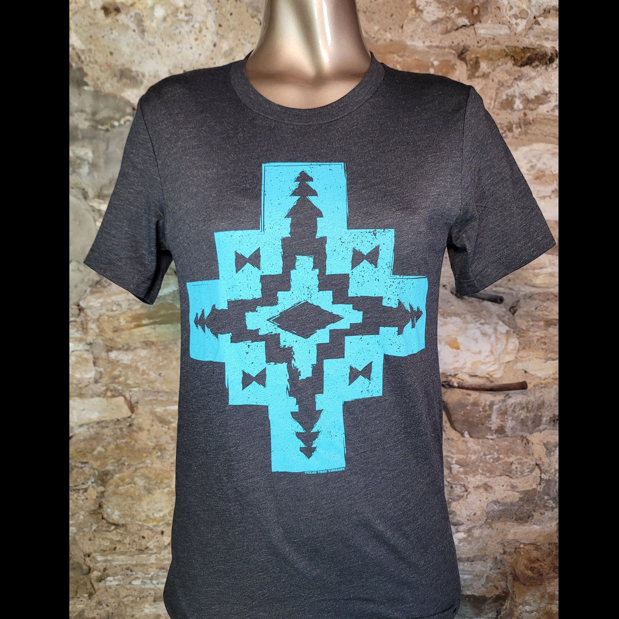 Turquoise Aztec T-Shirt - TPTX39