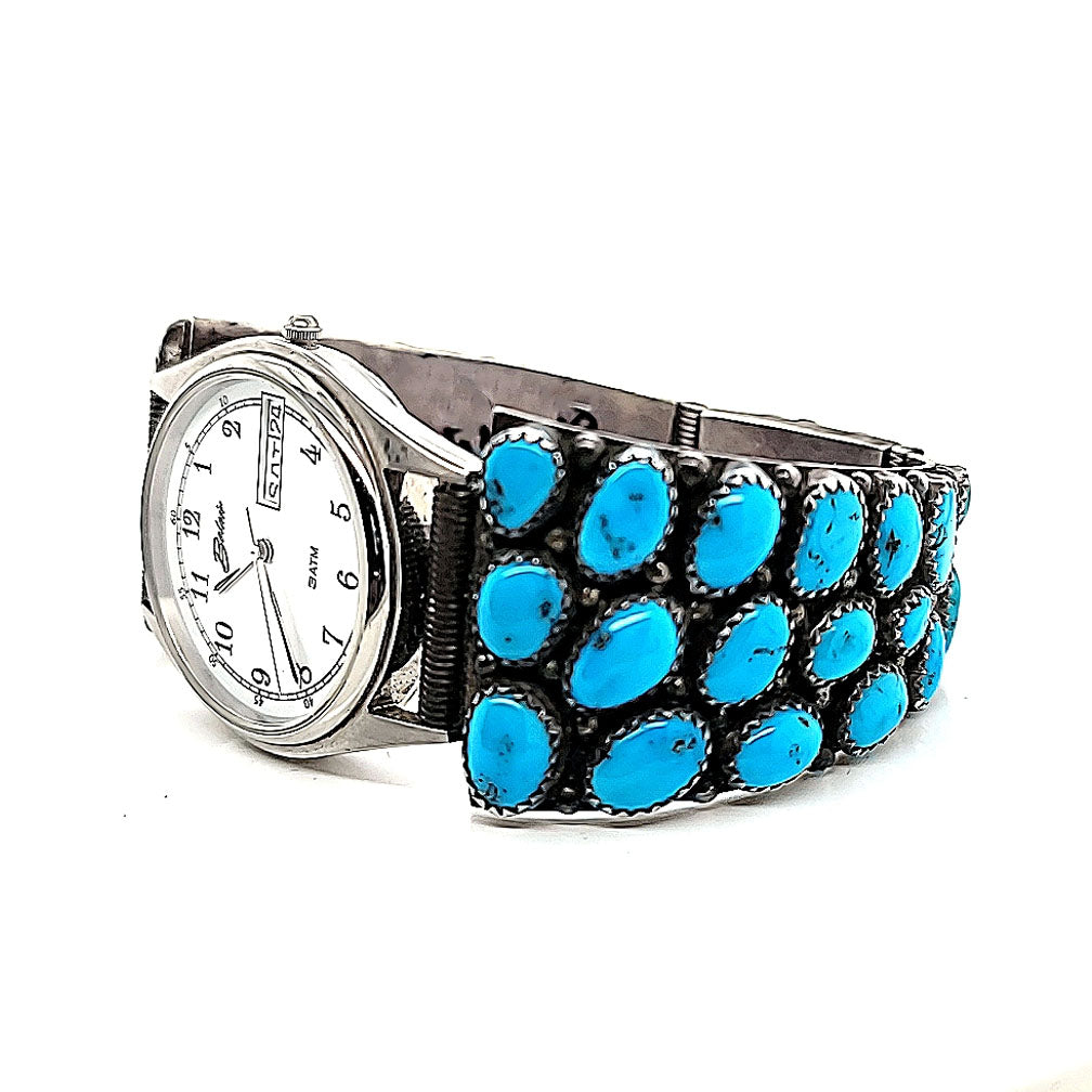 Turquoise Watch Band Wilford Nez - CMH99